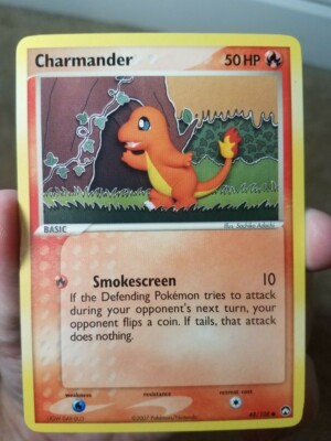 2007 charmander pokemon card (Delta Species) (10/017) Lightning Rarity Ditto (Charmender) Origins 2007 -