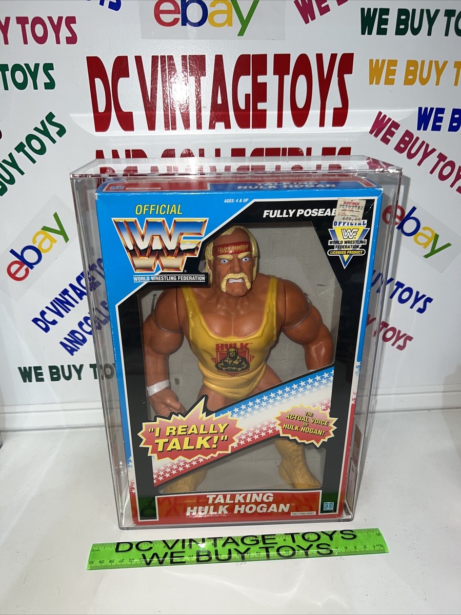 1990 Hulk Hogan 12 Talking Figure WWF Hasbro Wrestling MISB Sealed NEW AFA 80 38976070512 eBay