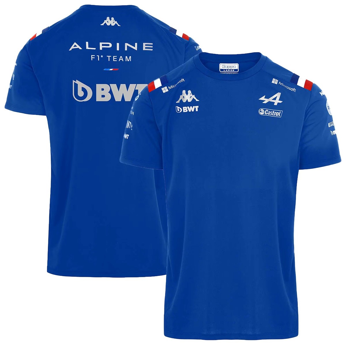 Kappa BWT Alpine 2022 F1 Formula 1 Team T-Shirt Blue M | eBay