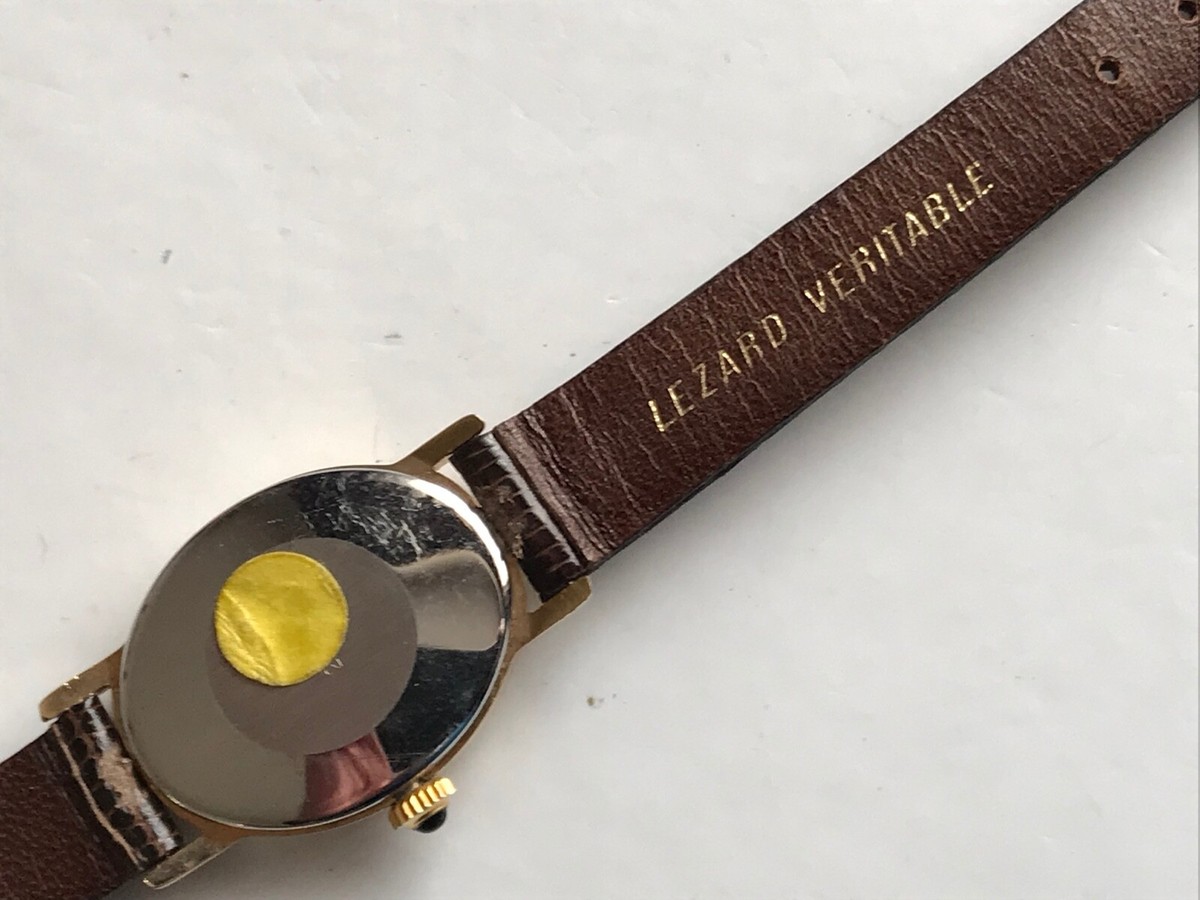 MICHEL HERBELIN PARIS Vintage Yellow Plated Ladies Wind MICHEL HERBELIN PARIS Vintage Yellow Plated Ladies Wind