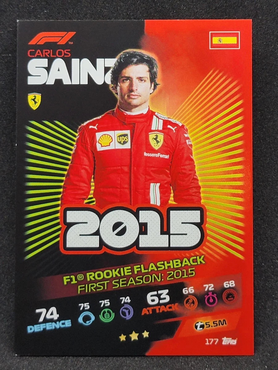 2021 Topps F1 Turbo Attax F1 Rookie Flashback Carlos Sainz #177 ^jh 2021 Topps F1 Turbo Attax F1 Rookie Flashback Carlos Sainz #177 ^jh