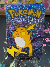 Raichu #26 -  Vintage Vending Machine Prism Sticker 2000 - Pokemon Card