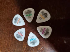 Dunlop Tortex FLEX 6-pack sampler, 1 pick of each gauge