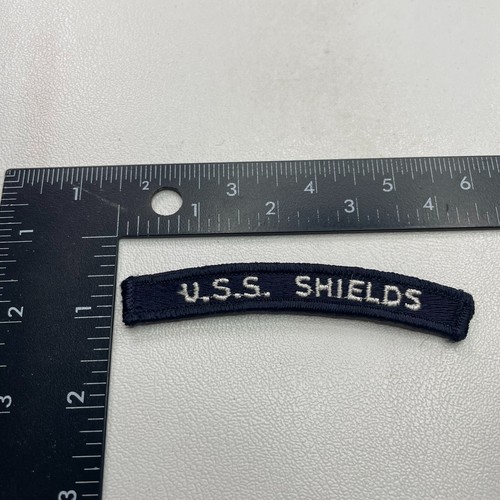 US Navy DESTROYER SHIP USS SHIELDS Tab Patch (Rocker, UIM) 35MQ | eBay