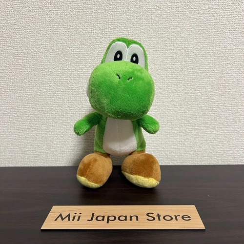 Super Mario Party 5 2003 Yoshi S size Plush doll 18cm Rare Nintendo Sanei Used - product listing photo