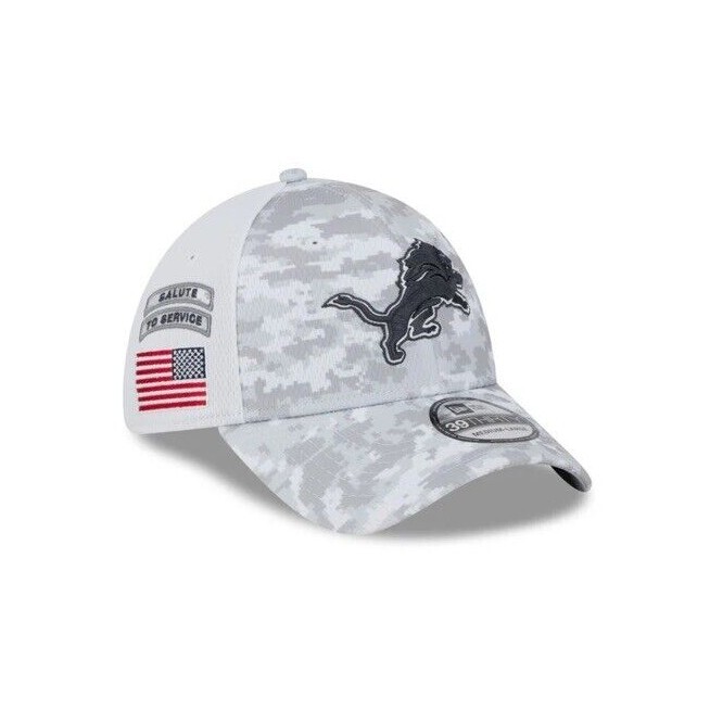 Pittsburgh Steelers Salute To Service Hat 2024 By New Era - Digital Camo 39THIRTY Cap - View #8