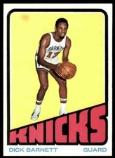 1972-73 Topps Nm-Super Nice-Make Offer Dick Barnett 14 New York Knicks #52