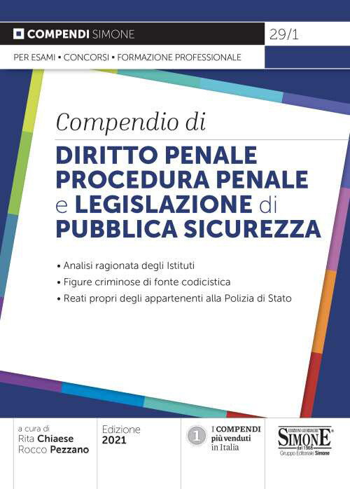 Compendio di Diritto Penale Procedura Penale e Legislazione di Pu
