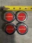 8 Palets/disques De Shuffleboard Vintage Sportcraft - Rouge Et Noir (jeu De 4 Pucks)