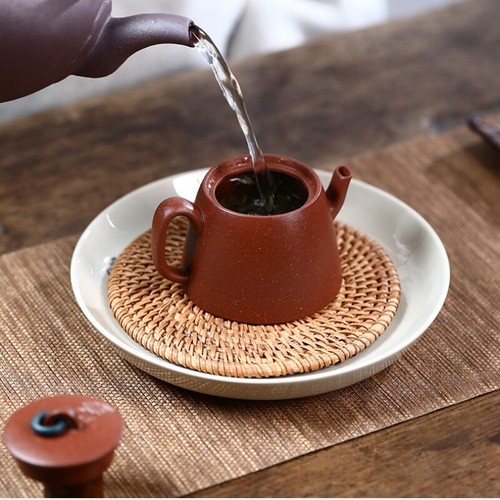 120ml Full Handmade Tea Pot Ball Shaped Infuser Holes Jingpo Clay Zisha Pot New - Picture 8 of 12