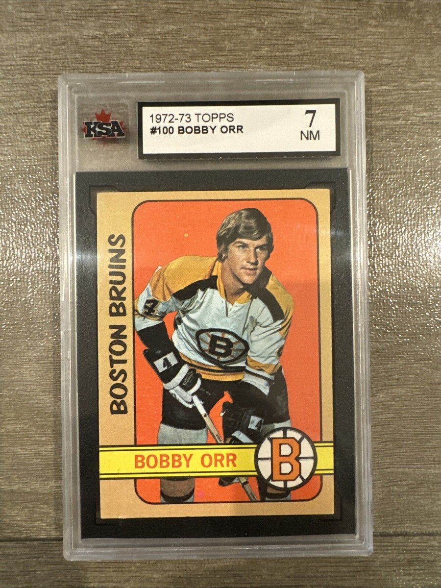 1972 Topps Hockey Bobby Orr #100 Boston Bruins HOF KSA 7 | eBay