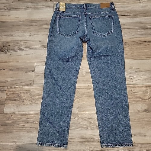 NEW Madewell Jeans Womens 29 Low Rise Blue Denim Button Closure - Imagen 4 de 11