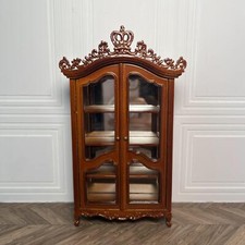 Accessori Casa Bambini Mini Mobili Modello 1/12 Ob11 Corona Vetrina Blythe Legno