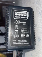 Fisher Price Model 00801-1778 Power Wheels Battery Charger AC Power Adapter