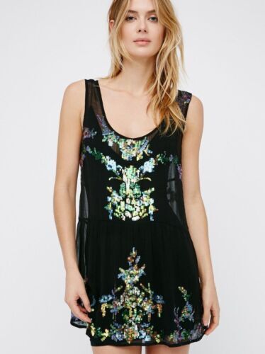 free people green sequin dress Free People Dance Til Dawn Mini Dress, Green Sequin, Size Small, NEW, Ret $168