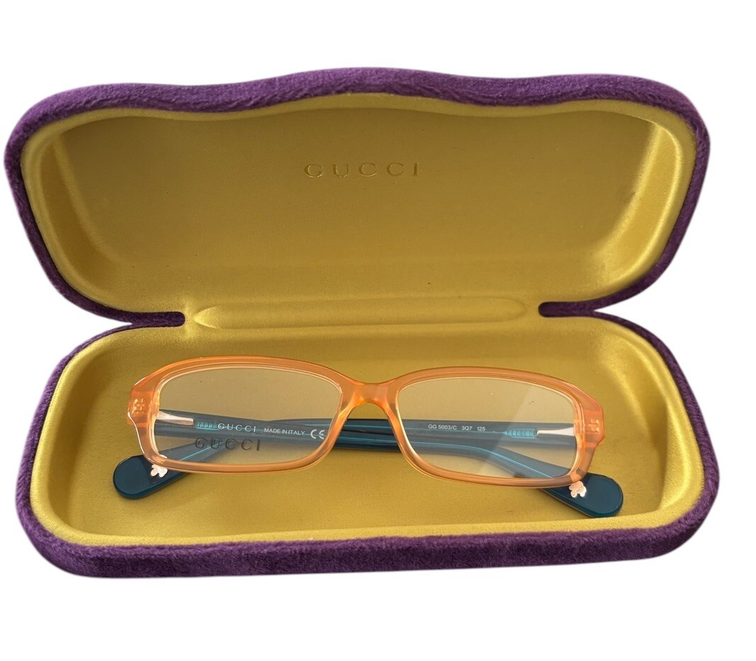 Plastic Frames Gg5003/c Made In Italy New With Case