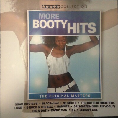 More Booty Hits (CD, 2005) Hammer, Salt-N-Pepa, K7, Dis-N-Dat, 95 South, New