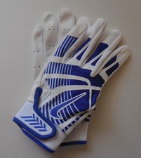 Nike Hyperdiamond Edge Batting Gloves Game Royal/White Youth Unisex Large