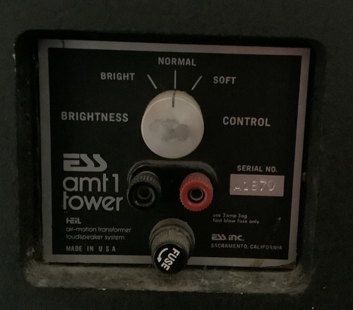 ESS AMT Heil AMT TOTL ESS AMT 1 Tower Speakers ~ Amazing! - Picture 6 of 7