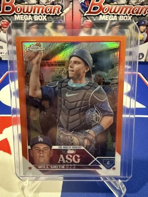 2023 Topps Chrome Will Smith All Star Game Orange /25 Dodgers ASGC-24