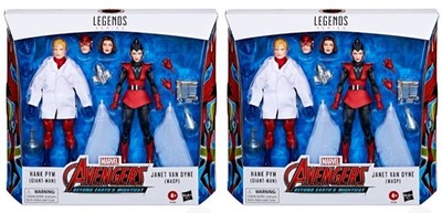 Marvel Legends Avengers Giant-Man Hank Pym & Wasp Janet Van Dyne 2-Pack   New