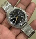 Vintage Seiko 5 Speed Timer Black Dial Wrist Watch For Men Japan 7015-7000