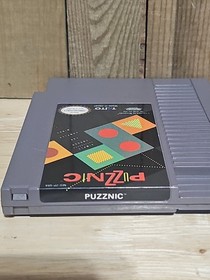 Puzznic Nintendo NES Cartridge TESTED. Cleaned.