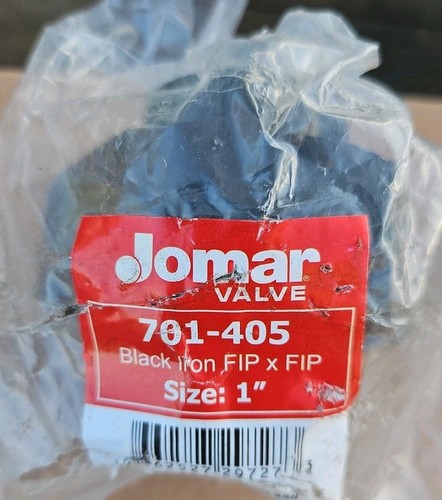 JOMAR INTERNATIONAL 701-405 Dielectric Union 1 in. FIP x 1 in. FIP Black (G)