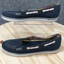 Sperry Top Sider Shoes Womens 10 M Loafers Slip On Comfort Flats STS91238 Blue