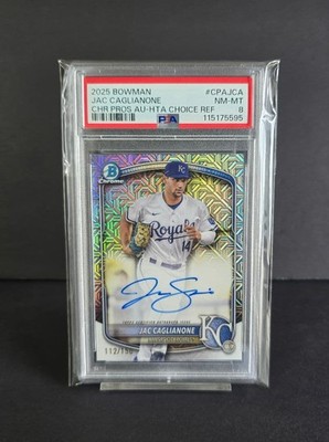 Topps Jac Caglione auto Caglione PSA series