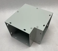 Hoffman F66G90E nVent 90-Degree Elbow Wireway Fitting 6" x 6" PAINTED WHITE