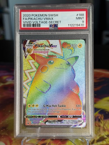 Pikachu VMAX graded PSA 9 for sale on eBay