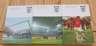 The Football Association Competions Handbooks. x3 02 03 03 04 04 05