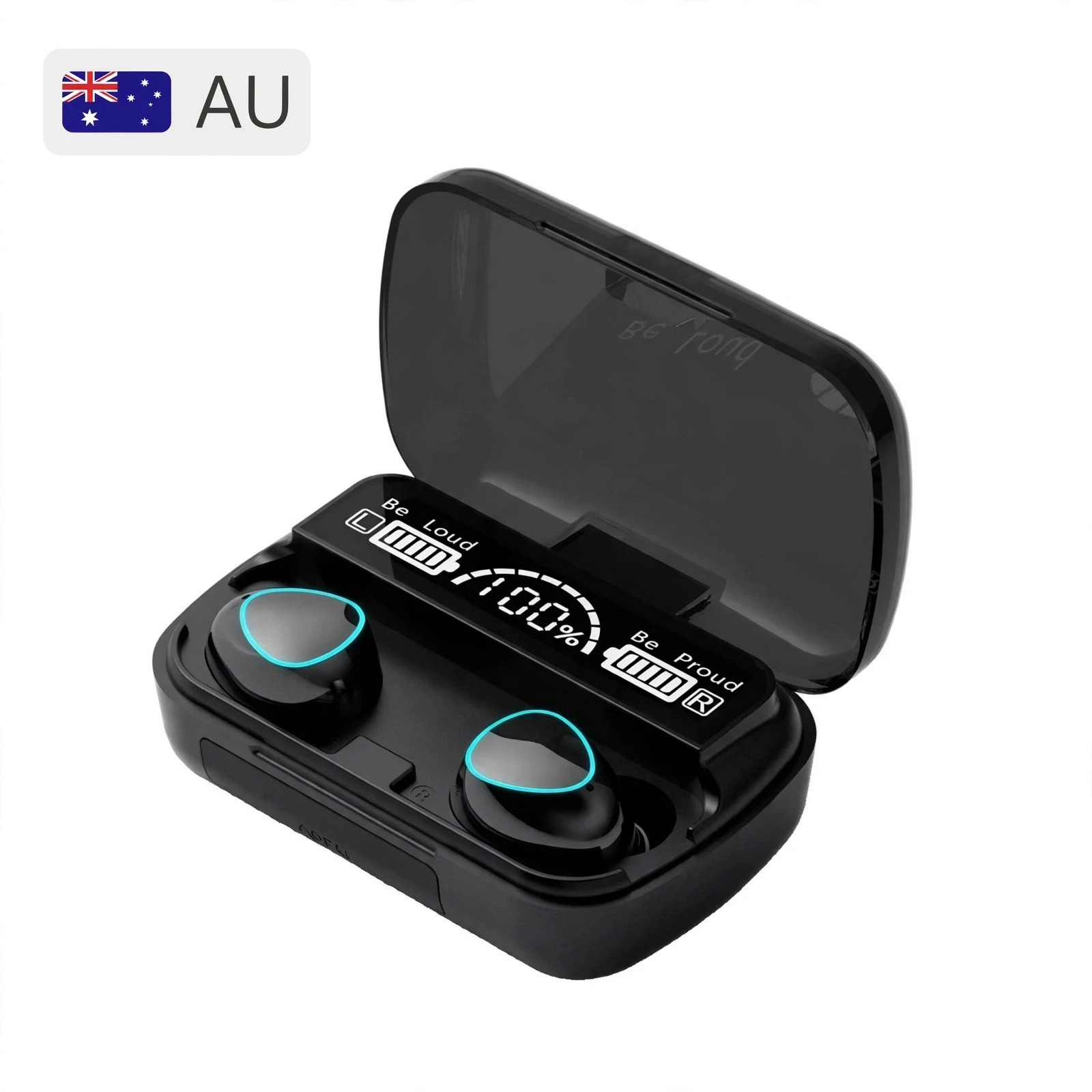 TWS Bluetooth 5.3 Wireless Earbuds Waterproof LED Display Earphones
