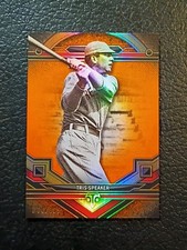 2024 Topps Triple Threads - Tris Speaker #91 Amber /199 Boston Red Sox HOF 