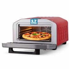 Forno Pizza Multifunzione con Pietra Refrattaria e Griglia Funzione Grill 1700W