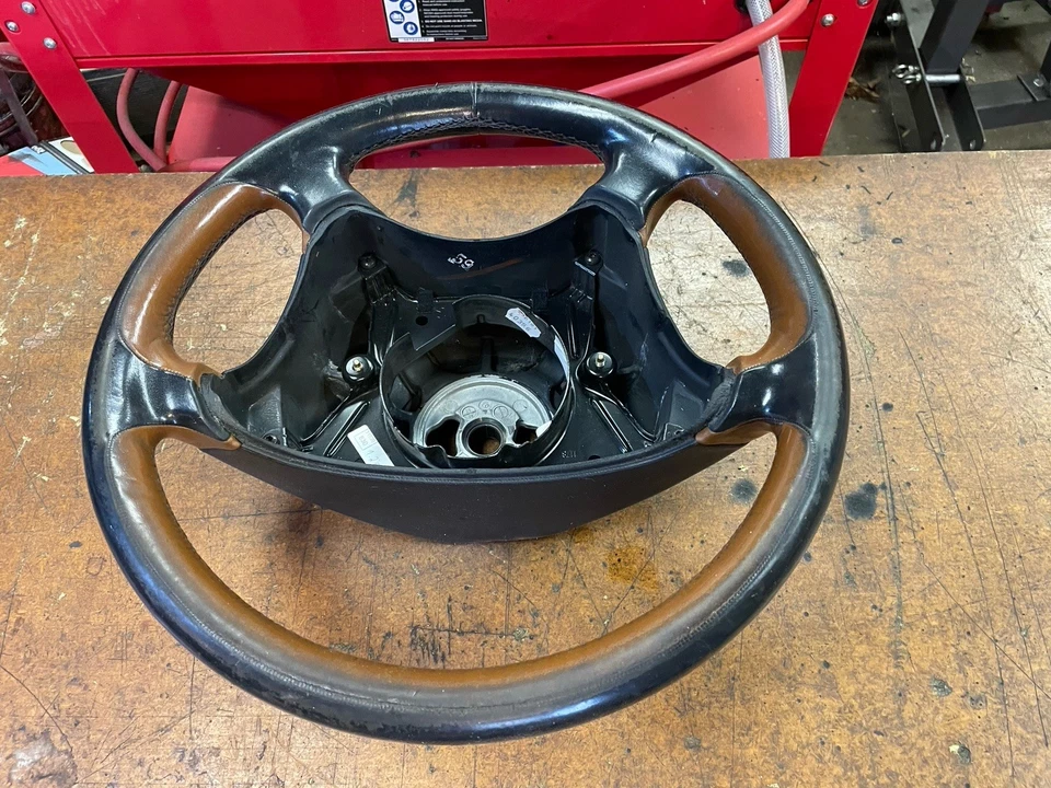 00-03 Mercedes W208 CLK320 E430 E320 Volante Driver Negro OEM Designo Foto 2 de 4