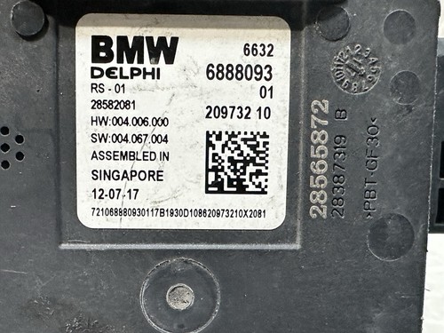 2018- 2021 BMW X3 5 7 G30 OEM Blind Spot Radar Sensor 6888093/28582081 - Picture 7 of 9