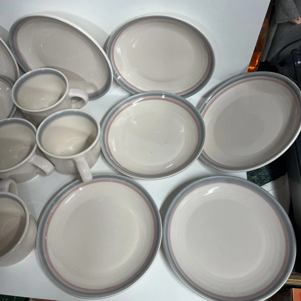 Lote De 15 Tazas Vintage Platzgraff Sunrise Aura Rosa, Tazón De Sopa, Platos De Ensalada Foto 4 de 4