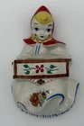 Vintage HULL Vintage Little Red Riding Hood Wall Pocket/Planter