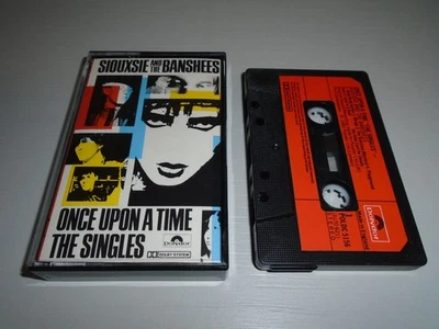 SIOUXSIE AND THE BANSHEES ONCE UPON A TIME THE SINGLES CASSETTE TAPE ALBUM MINT - Image 1 of 4