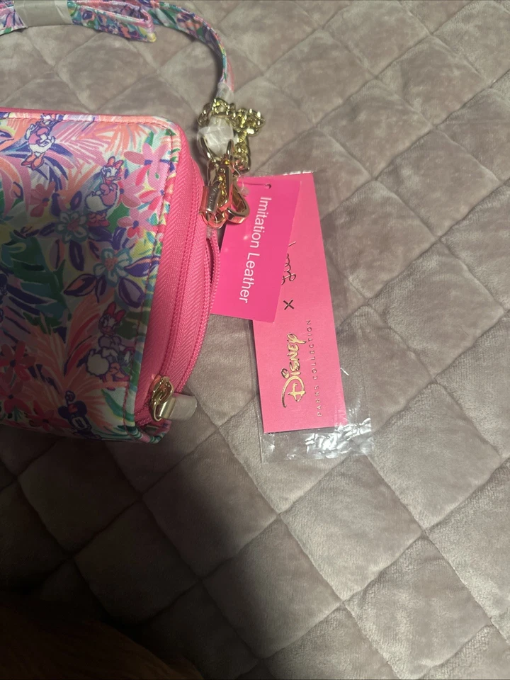 Disney Parks Lilly Pulitzer Dreamin’ Bandolera Bolso Minnie Daisy Nuevo con Etiquetas Foto 2 de 4