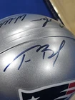 Tom Brady, Randy Moss, Wes Welker Autograph W COA Patriots NFL Mini Helmet!!