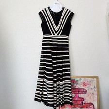 Redvalentino Tulle Grosgrain Midi Dress With Border