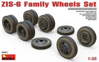 Miniart 35201 - 1:35 ZIS-6 Family Wheels Set - Neu