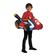 Boy's Inflatable Super Mario Bros. Mario Kart Costume