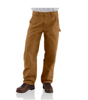 CARHARTT Loose Straight Washed Duck Double-Front Dungaree - Carhartt Brown NEW