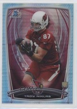 2014 Bowman Chrome Prism Refractor /5 Troy Niklas #191 Rookie RC