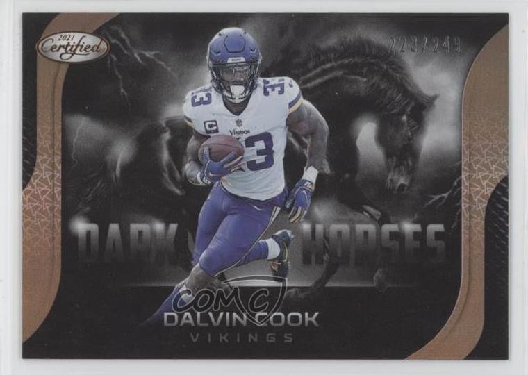 2021 Certified Dark Horses Mirror Bronze 223/249 Dalvin Cook #DH-8 5y3