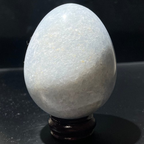 419G Natural Azul Celestita Cuarzo Cristal Gema Huevo Curación Madagascar/Soporte - Imagen 3 de 18